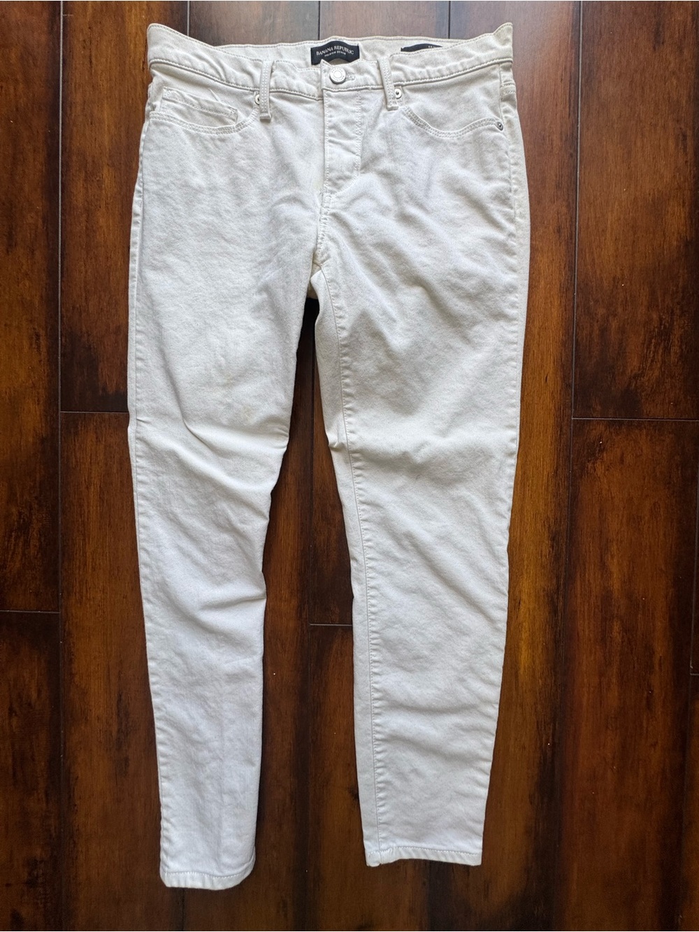 Banana Republic White Skinny Jeans - Women's
